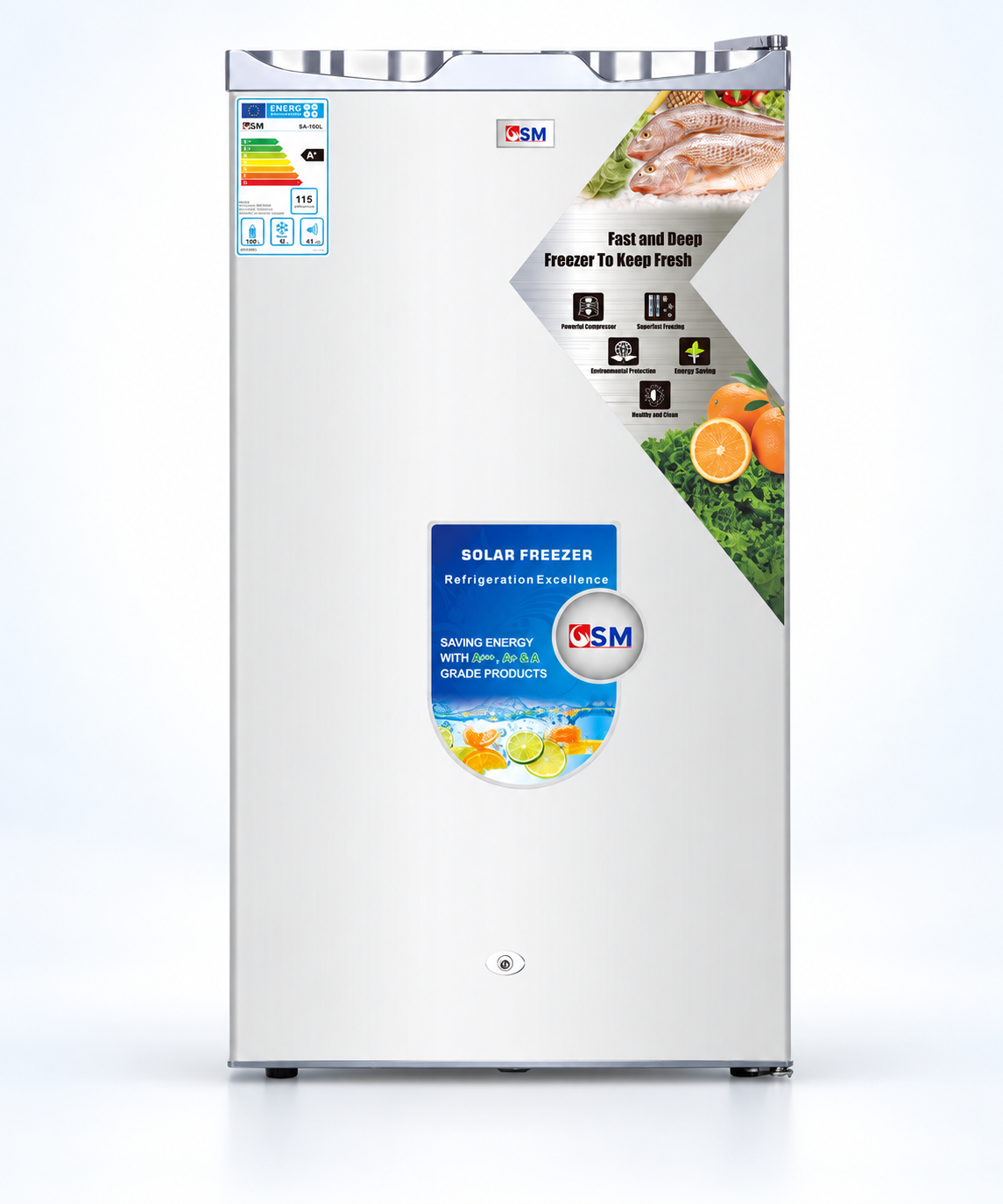 Réfrigérateur solaire GSM SMRF-010DC de 100 litres